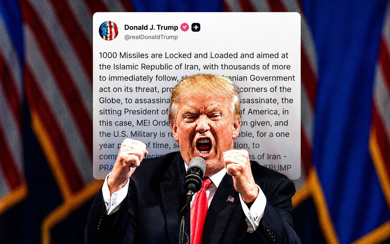 Trump threatens all-out attack on Iran over assassination calls at Khamenei funeral