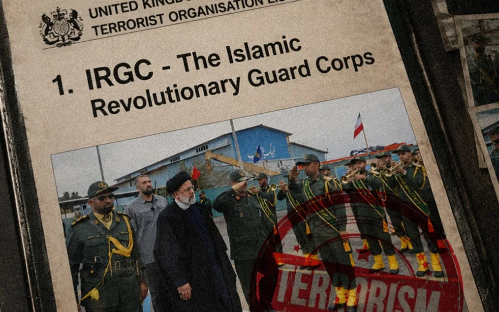 UK lists Iran's Revolutionary Guard as "terrorist organisation"; support punishable by up to 14 years in prison