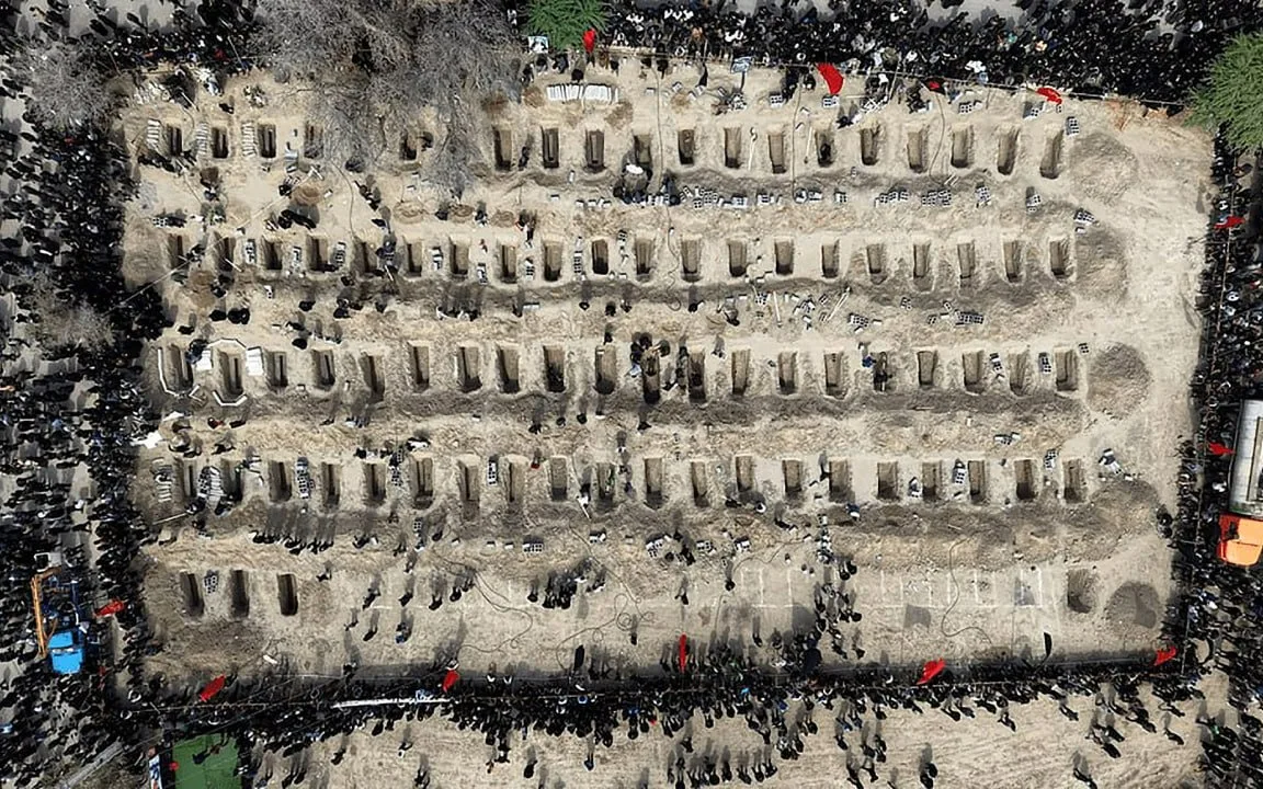 After 5 months, Iran holds funerals for 32 children killed in US strike on Minab school