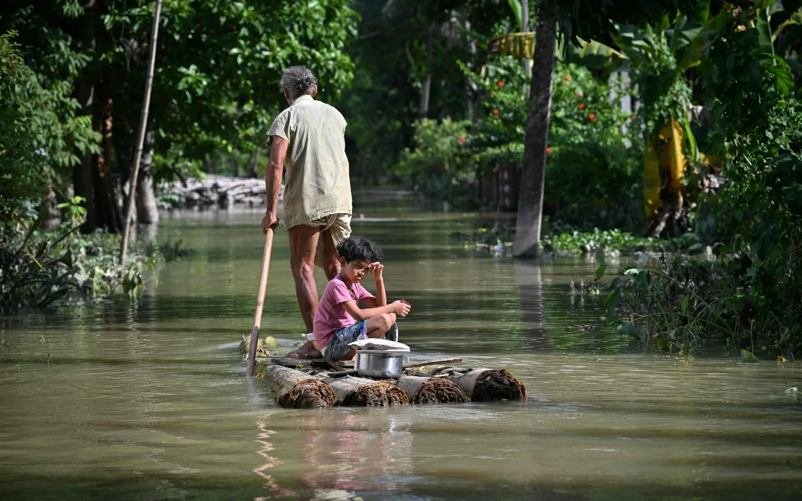 Over 60 people dead & 600+ villages damaged from floods in Assam