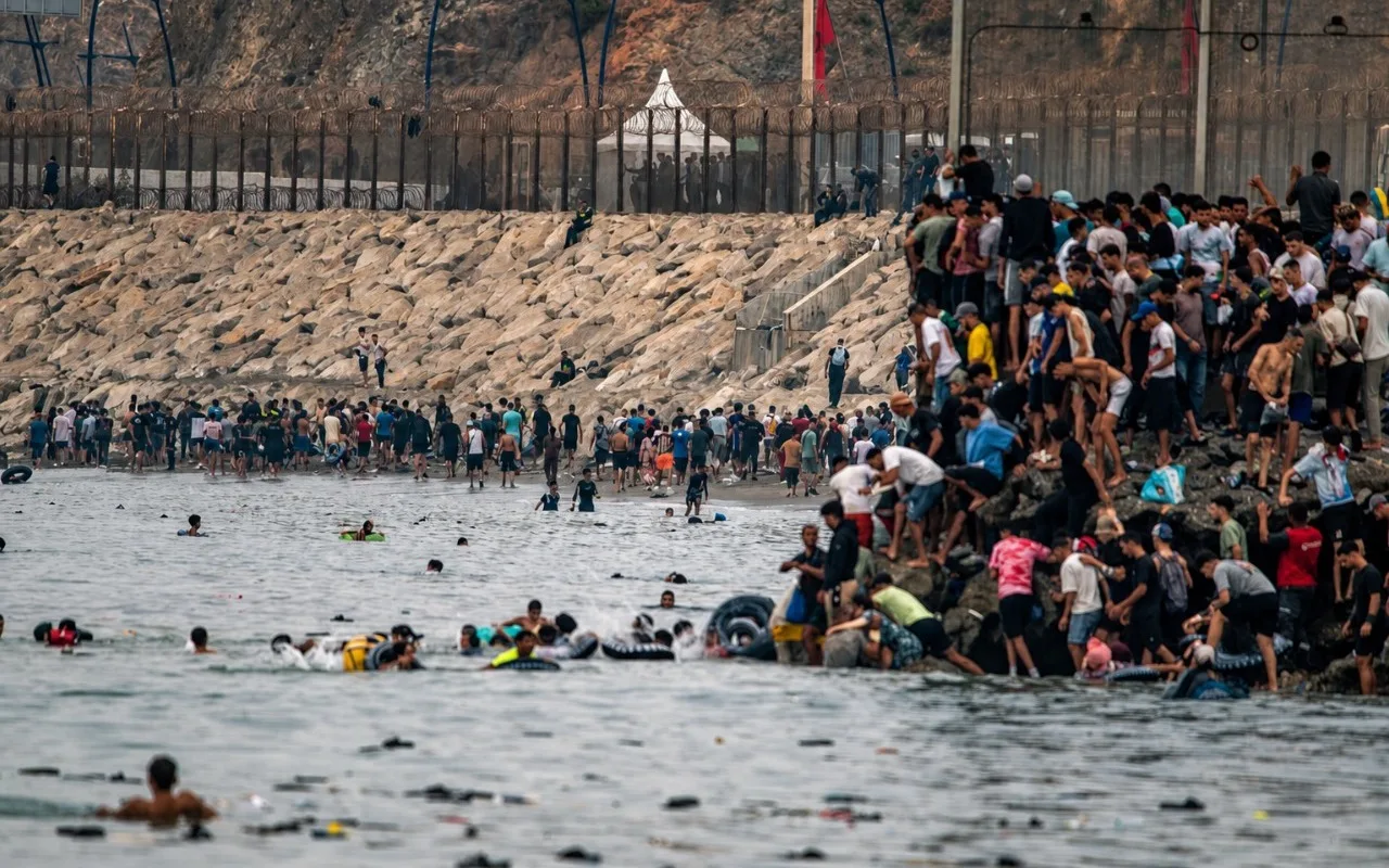 At least 67 dead as around 50,000 migrants illegally enter Spain's Ceuta from Morocco