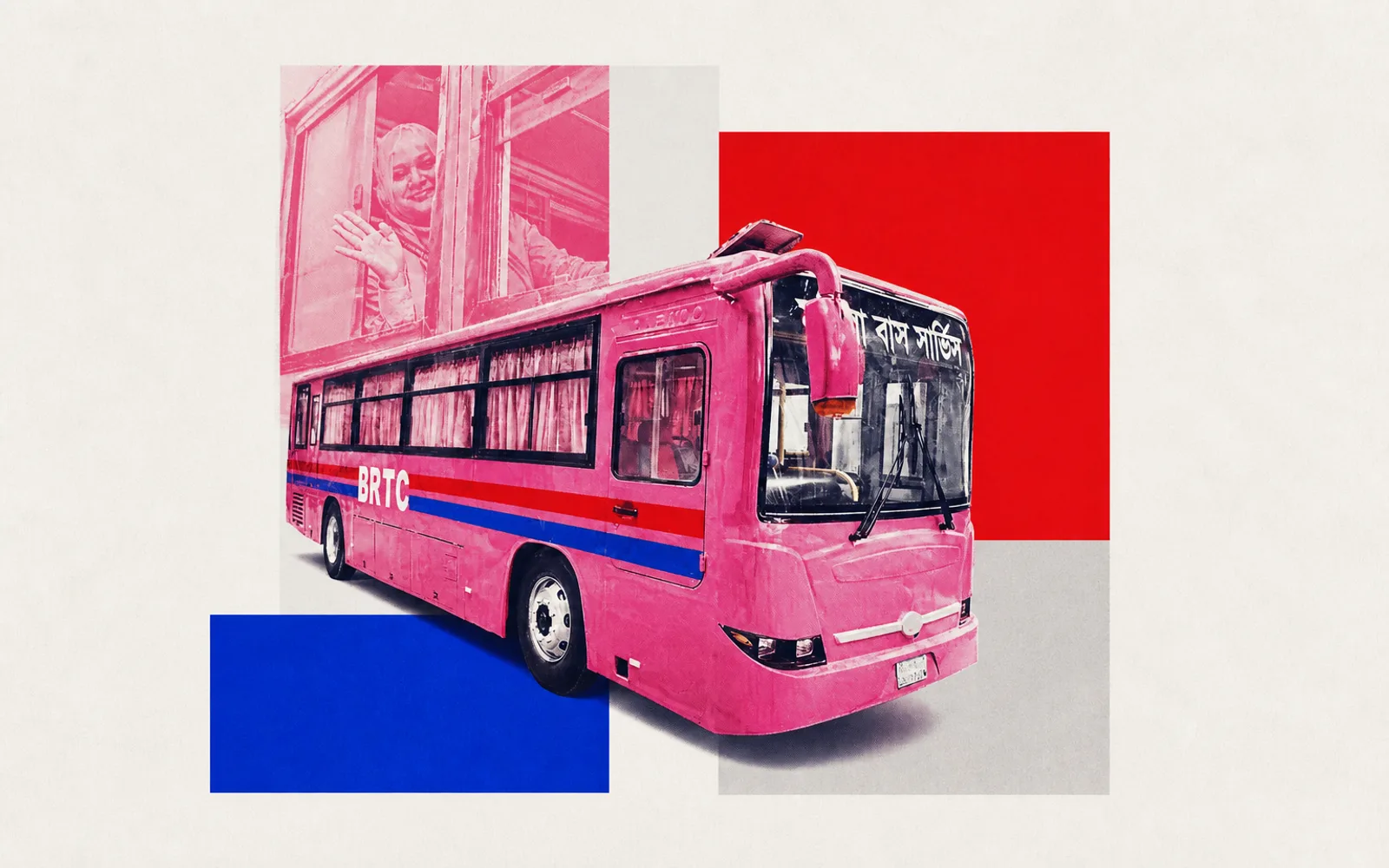 Dhaka’s New Pink Buses Aim to Make Travel Safer for Women