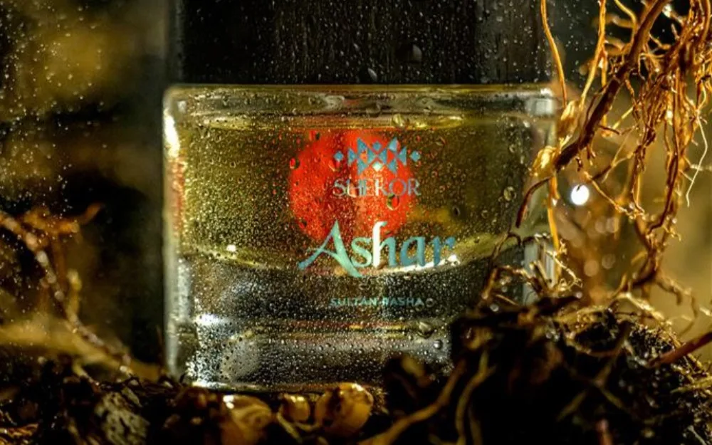 Ashar draws on memories of monsoon rain, kodom trees, rice fields and bamboo.
