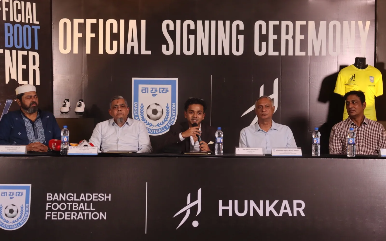Hunkar becomes official boot partner of BFF youth teams, referee kit partner