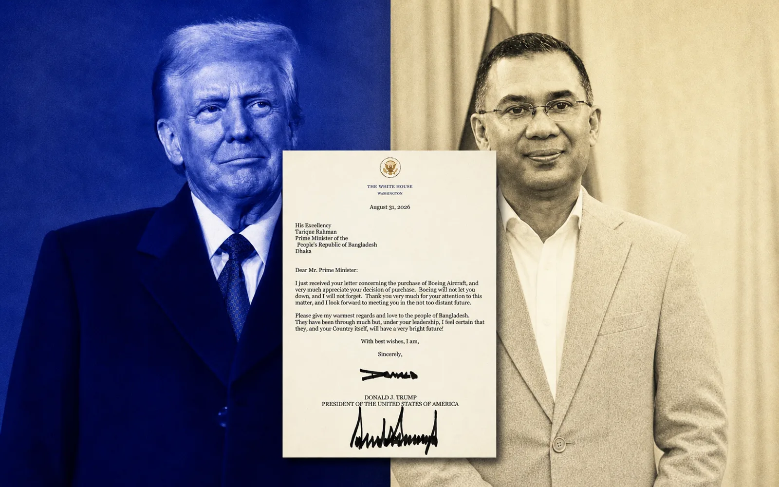 "I Will Not Forget" Trump to Tarique