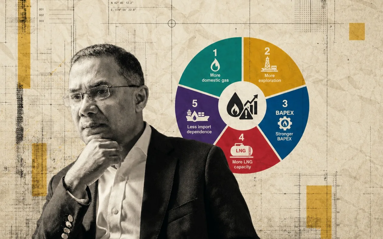 PM Tarique Sets Out Five Point Plan to Boost Domestic Gas Supply 