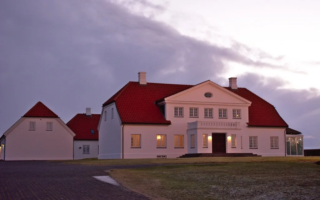 Bessastadir, the Icelandic presidential residence where Eliza Reid hosted receptions alongside her husband.