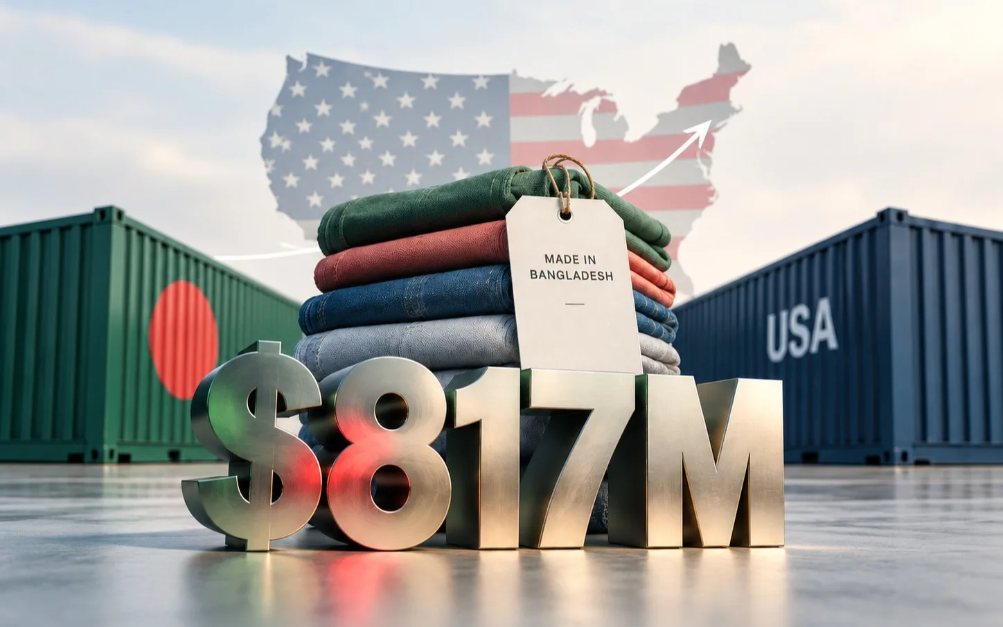 US Market Sees Record Growth in Bangladesh RMG Exports