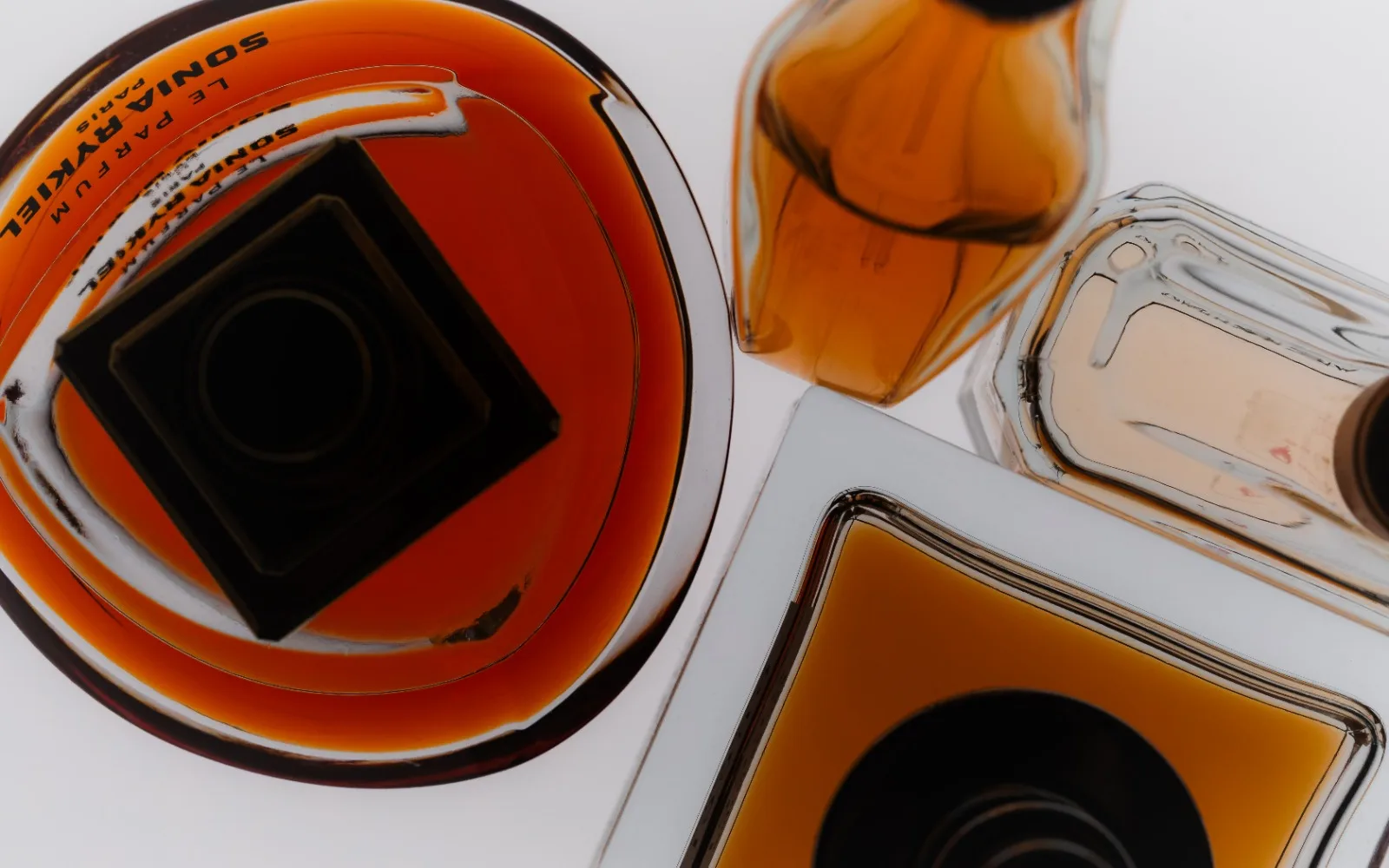Perfume bottles representing a search for the discontinued Miss Dior Chérie.