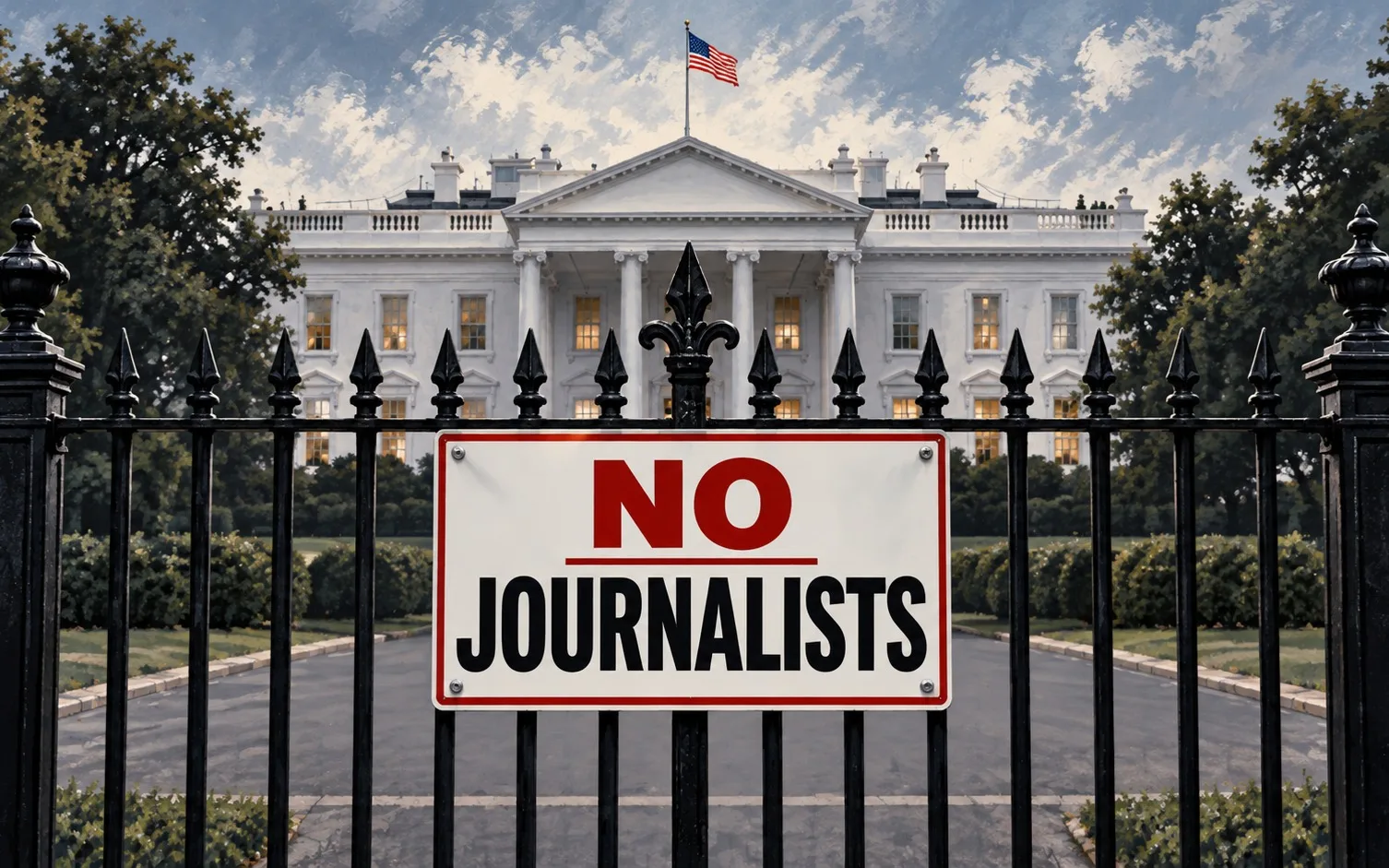 CNN, MS NOW and Politico Sue Trump Over White House Ban