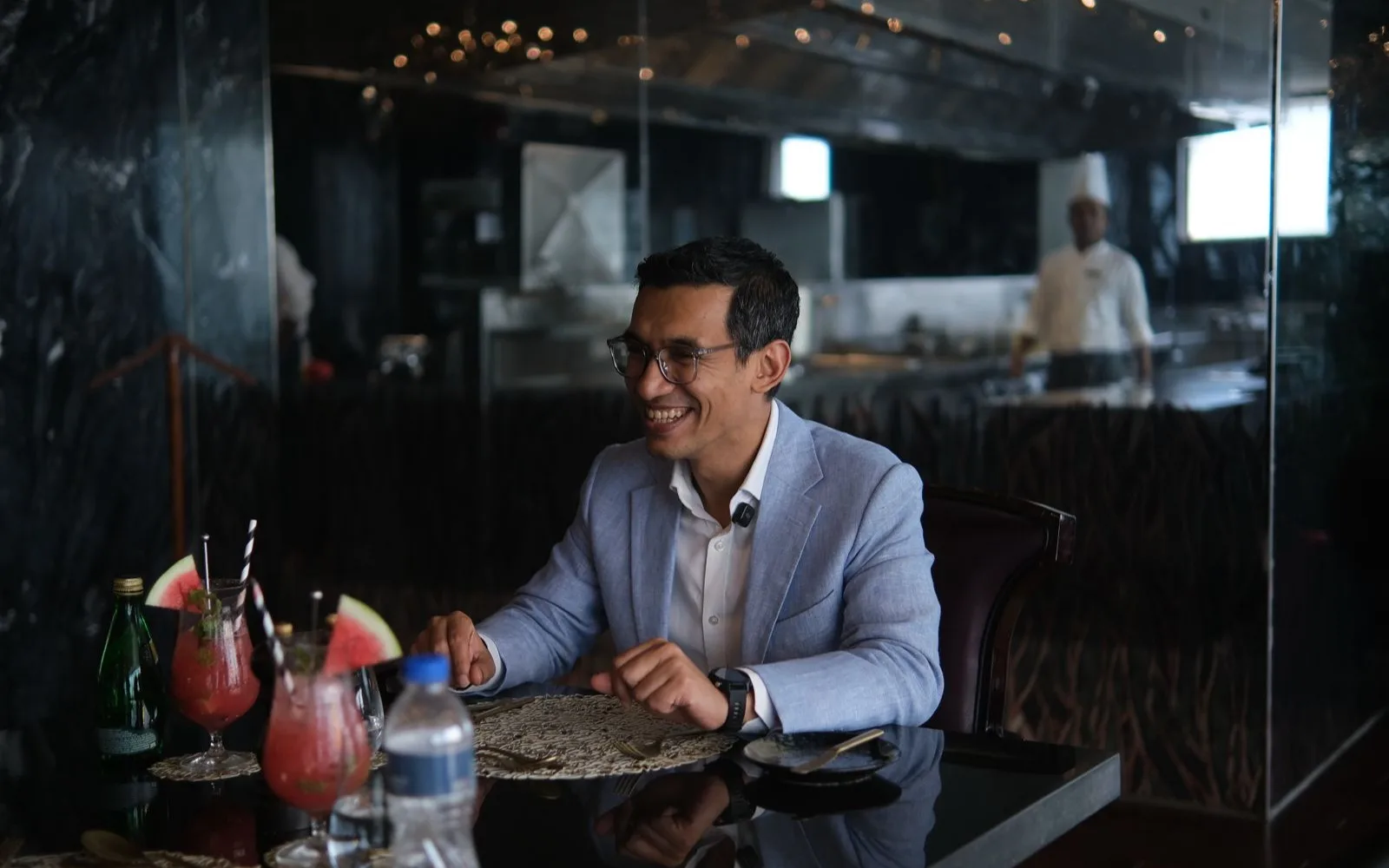 The conversation turns to Ashik Chowdhury’s pilot training, skydiving and world record.