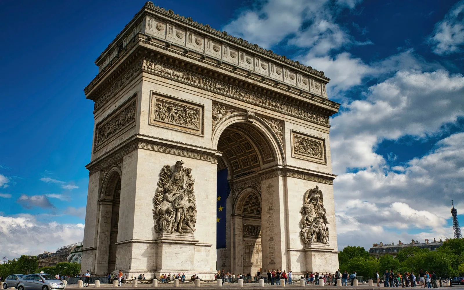 The Arc de Triomphe in Paris became a model for later monuments designed to project national and imperial power.