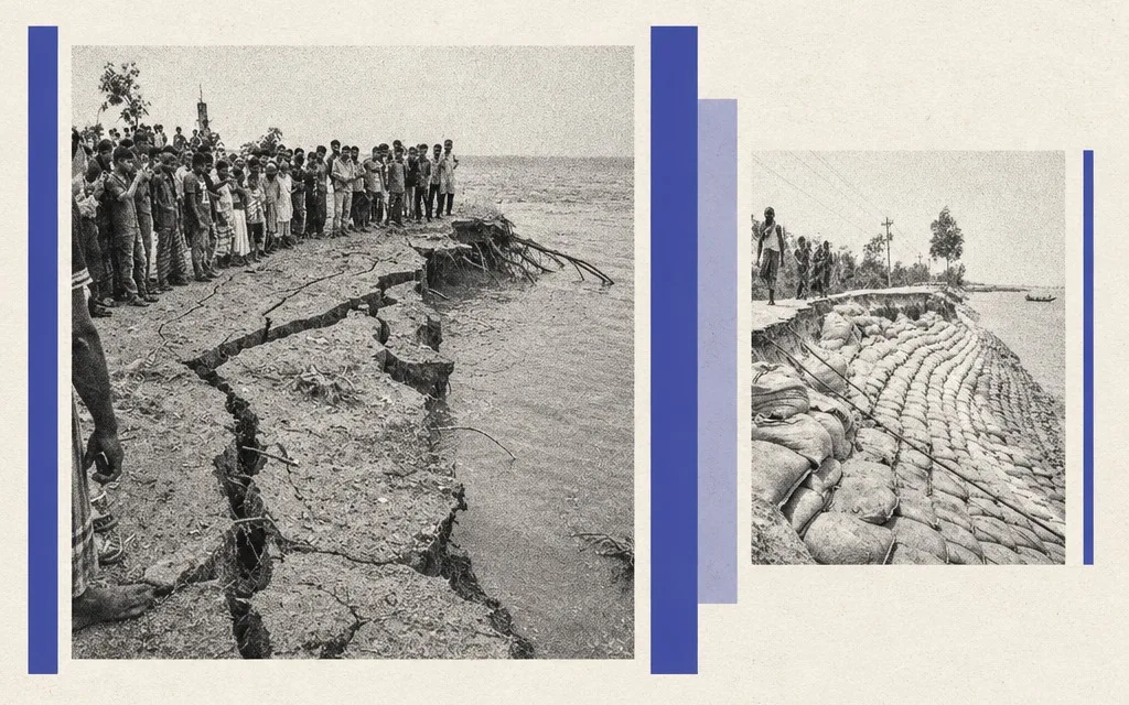 River Erosion in Coastal Khulna Leaves Families Homeless