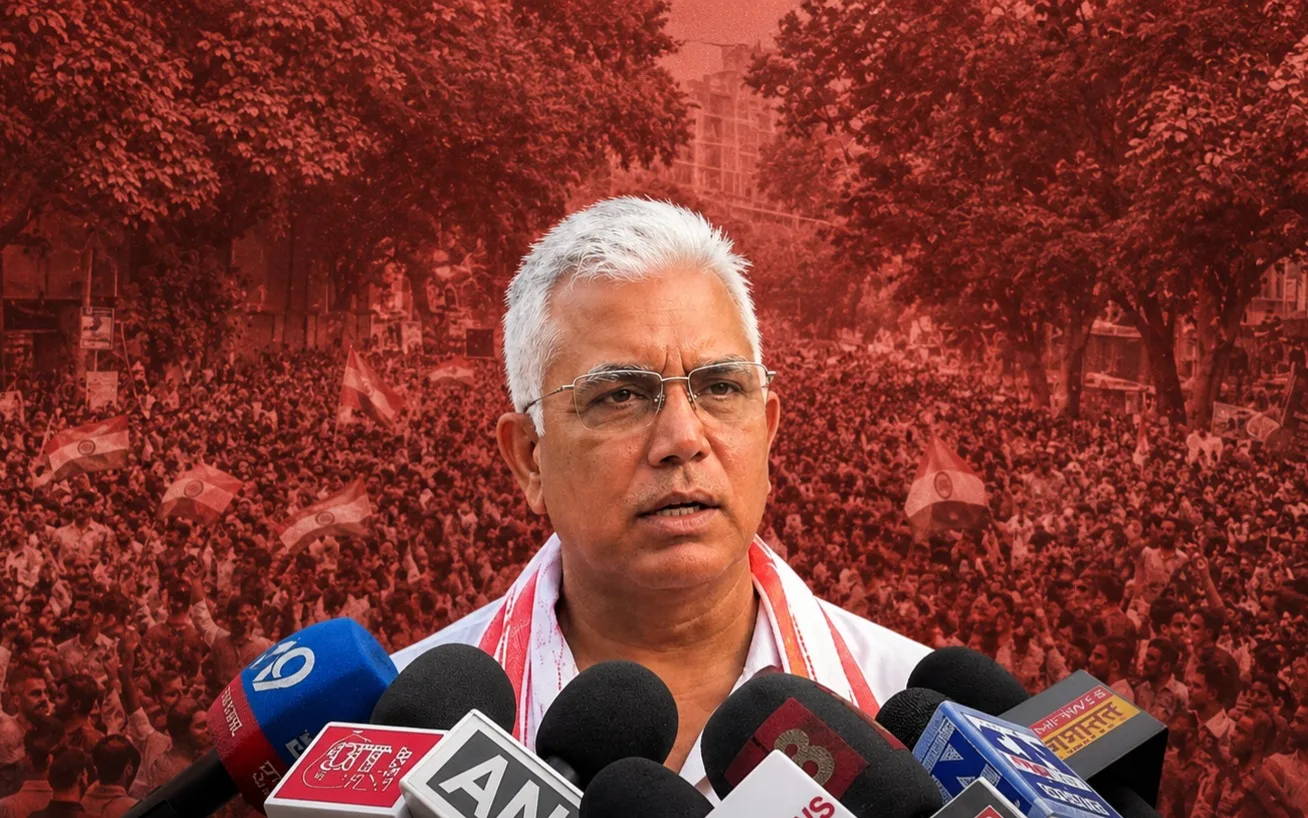 Protests are happening in Delhi at the Directive of Bangladesh: West Bengal Minister Dilip Ghosh