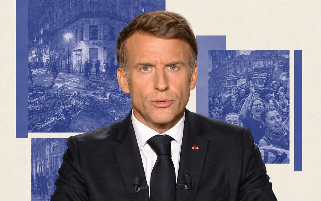 Macron Condemns Looting and Vandalism Amid French Student Protests